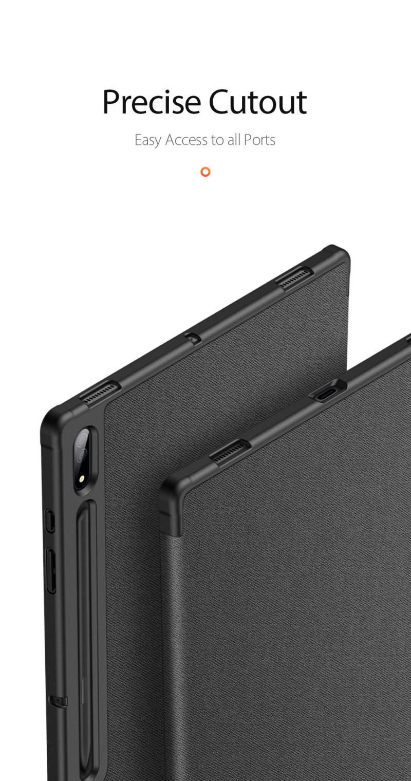 Bao Da Samsung Tab S9 Ultra (X910/X916)Hiệu Domo Cao Cấp được làm từ chất liệu da PU tổng hợp cao cấp với mặt lưng PC